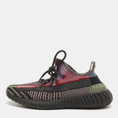 Pre-owned Yeezy X Adidas Multicolor Knit Fabric Boost 350 V2 Yecheil (non-reflective) Sneakers Size 38 2/3