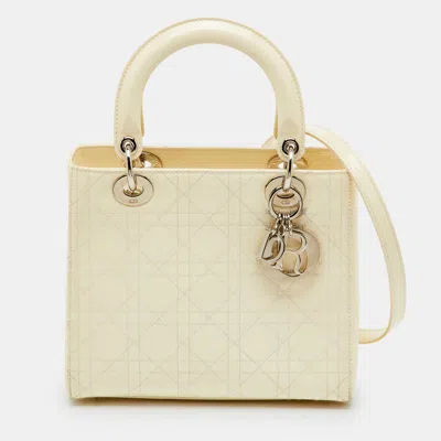 Pre-owned Dior Tote In White