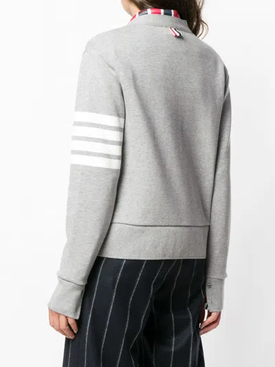 Thom Browne Cotton Cardigan In Gray