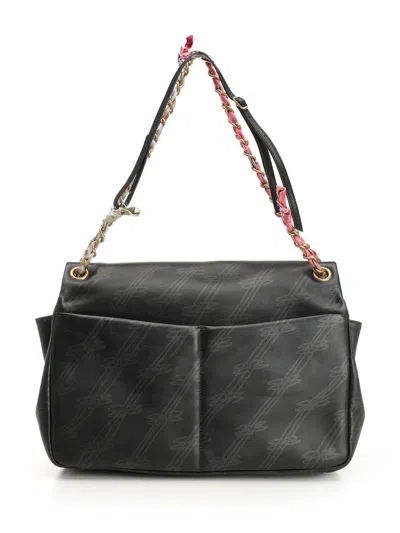 Balenciaga Darling Chain Bag M Shoulder Bags Black In Black