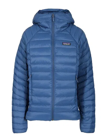 Patagonia Down Sweater™ Hoody Coats Blue In Blue