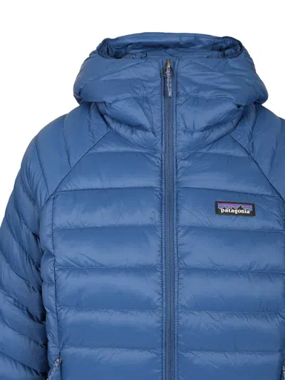 Patagonia Down Sweater™ Hoody Coats Blue In Blue