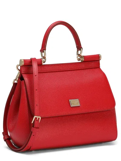 Dolce & Gabbana Hand Bag "sicily" Medium In Red