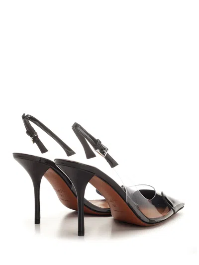 Alaïa High Heel Sling Back Pumps Black In Black