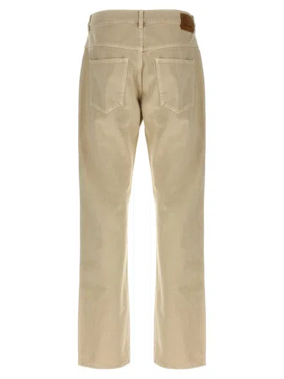 Isabel Marant Straight Leg Trousers Pockets In Neutral