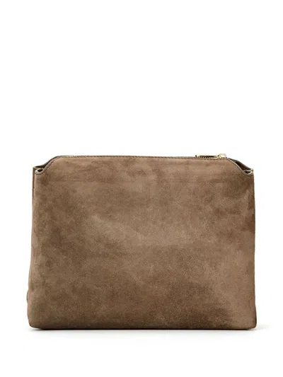 Khaite Lina Medium Leather Crossbody Bag