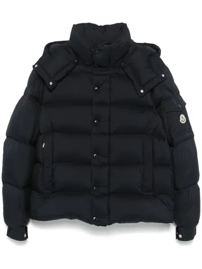 Moncler Maya 70 Hooded Short Down Jacket In Black