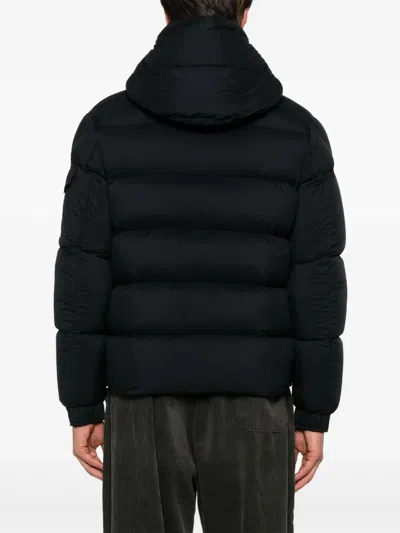 Moncler Maya 70 Hooded Short Down Jacket In Black