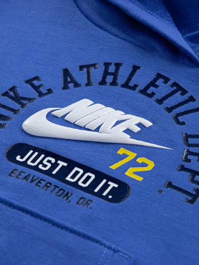 Nike Athletic Dept. Hoodie & Joggers Set In Blue