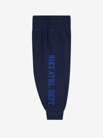 Nike Athletic Dept. Hoodie & Joggers Set In Blue