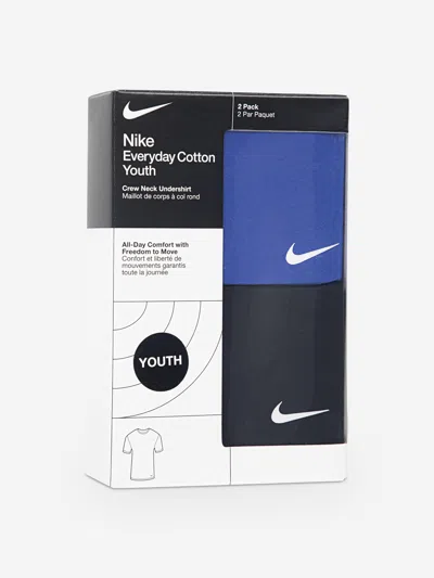 Nike Kids 2 Pack Crew T-shirt Set In Blue