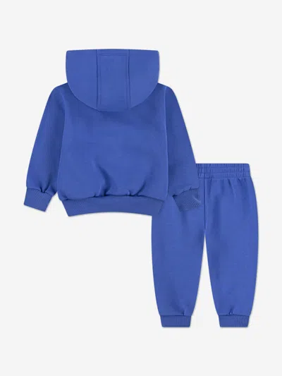 Nike Boys Nsw Fleece Tracksuit In Blue