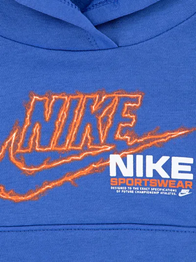 Nike Boys Nsw Fleece Tracksuit In Blue