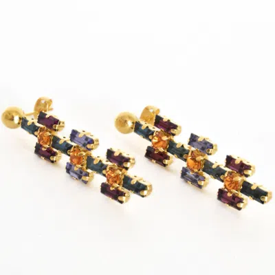Michella Women's Block Earrings In Yellow