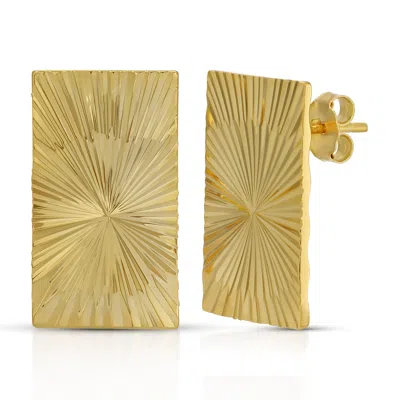 Native Gem Women's Gold Sunray Earrings In Gold