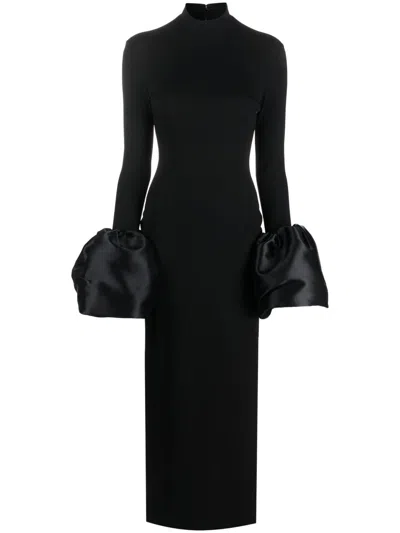 Solace London Viviana Maxi Dress In Black