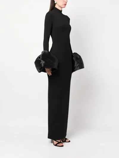 Solace London Viviana Maxi Dress In Black