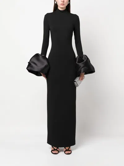 Solace London Viviana Maxi Dress In Black