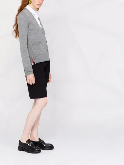 Thom Browne Wool Cardigan In Black