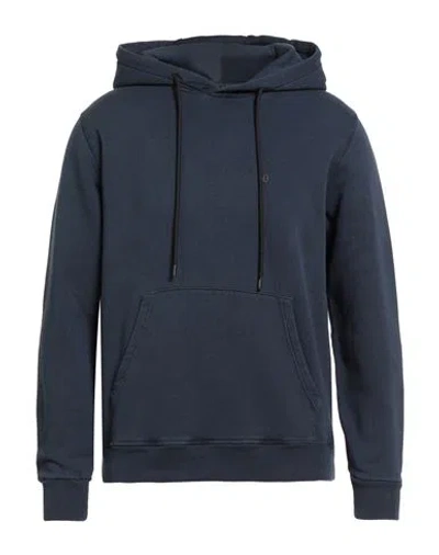 Dondup Man Sweatshirt Navy Size L Cotton In Multi