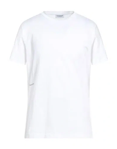 Dondup Man T-shirt White Size L Cotton In White
