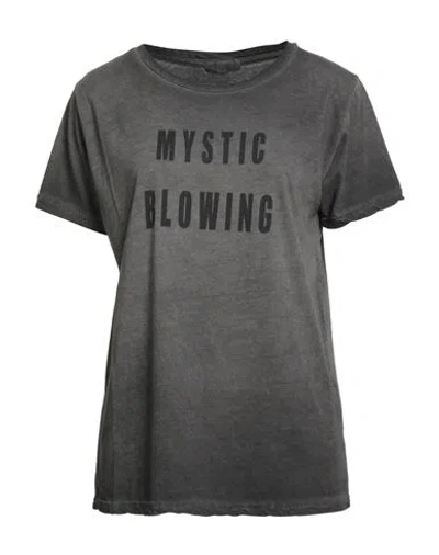 Crossley Woman T-shirt Grey Size M Cotton In Gray