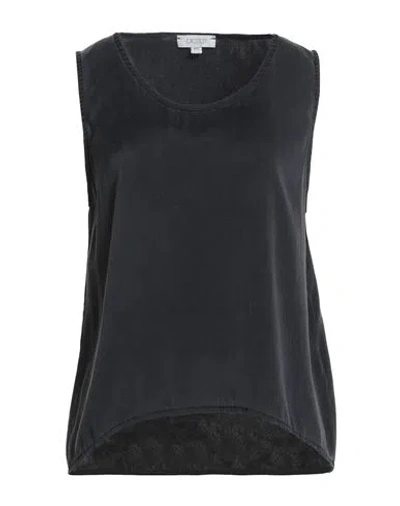 Crossley Woman Tank Top Charcoal Size L Cotton In Gray
