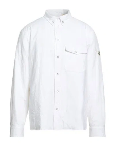 Moncler X Frgmt By Hiroshi Fujiwara Man Shirt White Size 42 Cotton In White