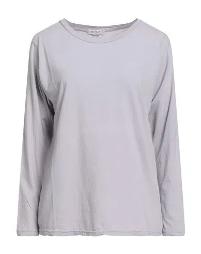 Crossley Woman T-shirt Lilac Size S Cotton In Gray