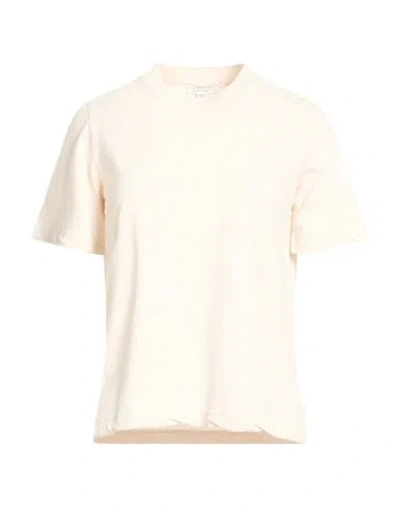 Crossley Woman T-shirt Ivory Size M Cotton, Cashmere In White