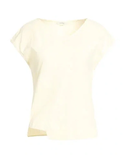 Crossley Woman T-shirt Yellow Size S Cotton In Orange