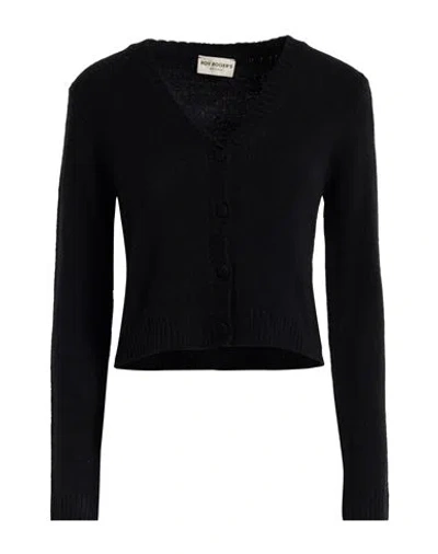 Roy Rogers Roÿ Roger's Woman Twin Set Black Size L Acrylic, Polyamide, Viscose, Wool In Black