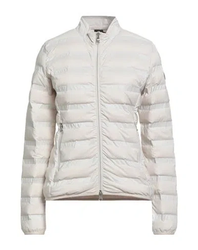Colmar Woman Puffer Cream Size 6 Polyester, Elastane In White
