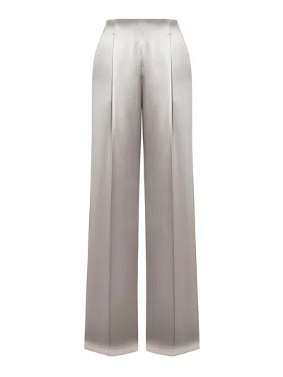 Alberta Ferretti Trousers In White