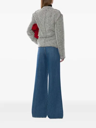 Alberta Ferretti Trousers In Blue