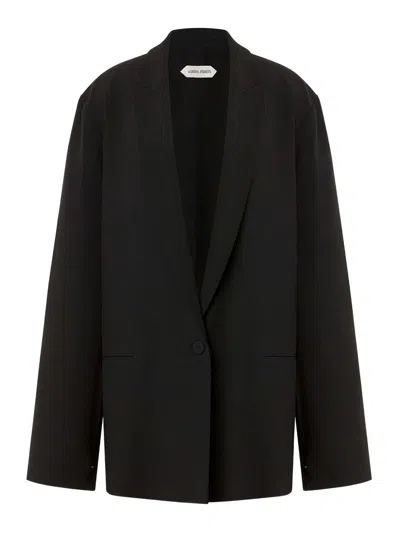 Alberta Ferretti Tailored Suit Jacket And Wide-leg Trousers In Black
