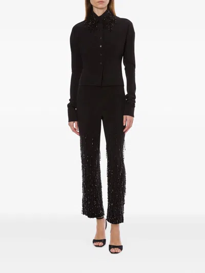 Alberta Ferretti Balenciaga Turtleneck Tshirt In Black