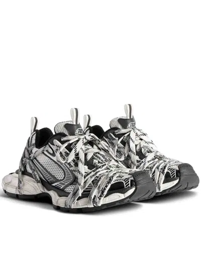 Balenciaga Mens 3xl Extreme Laces Logo Sneaker In Multi