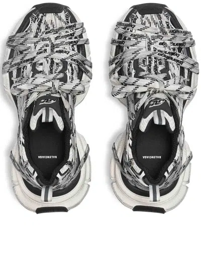 Balenciaga Mens 3xl Extreme Laces Logo Sneaker In Multi