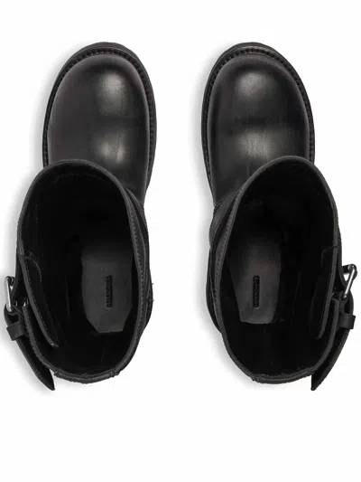 Balenciaga Woman Black Boots In Multi