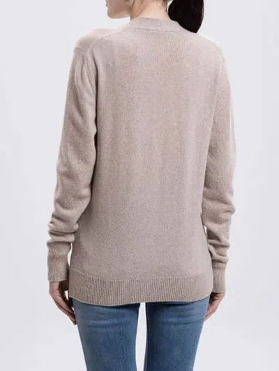 Balmain Short Knit Cardigan With Ribbed Accents In Multi