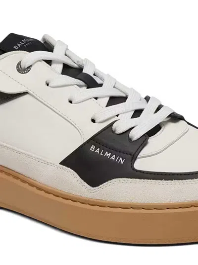 Balmain B Court Flip Low-top Sneakers In Animal Print
