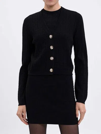 Balmain Classic Short Cardigan Clothing In Black