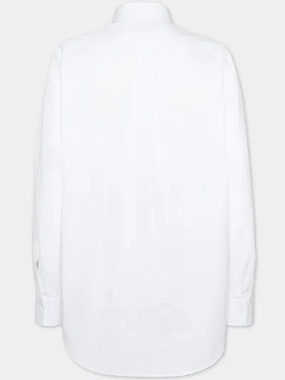 Dsquared2 Maxi Dean Shirt In White