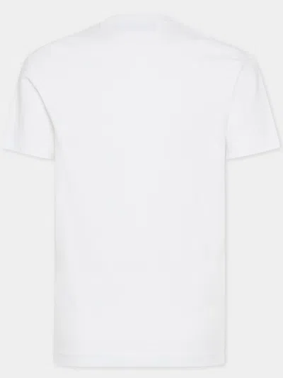 Dsquared2 Timeless Crew Neck T-shirt With Short Sleeves In White