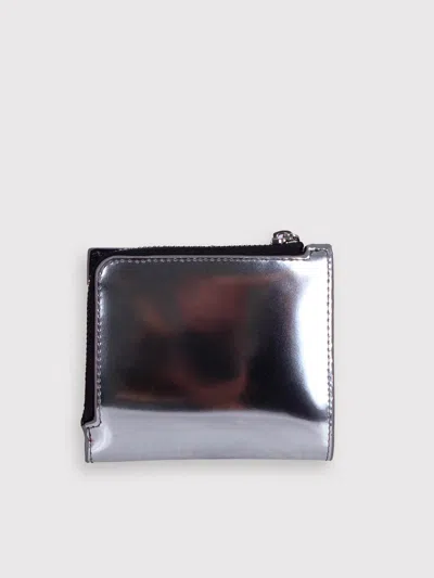 Diesel Book Wallet In Silver