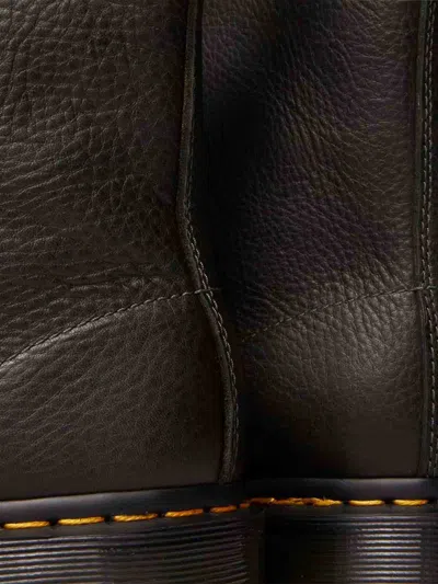 Dr. Martens Green Leather 1460 Pascal In Brown