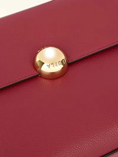 Furla Leather Handbag In Red
