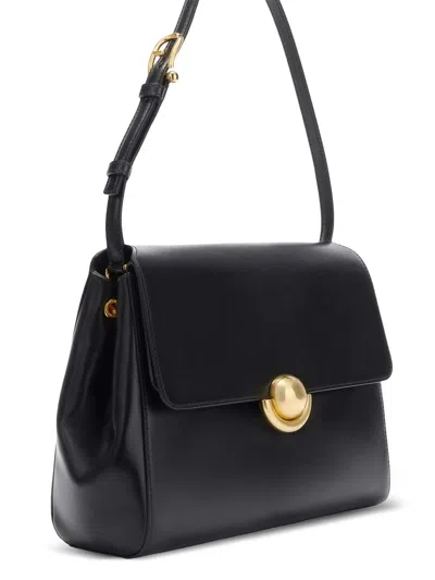 Furla Domus S Shoulder Bag With Adjustable Strap In Black