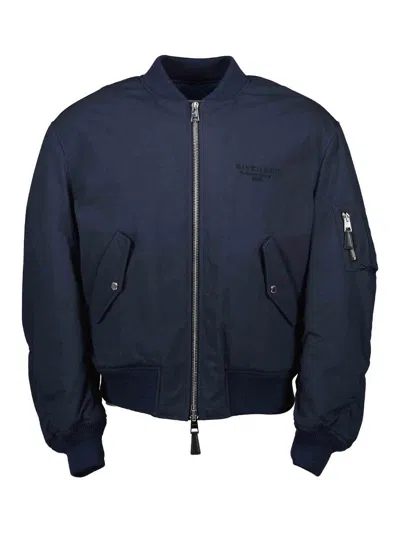 Givenchy Twisted Arms Bomber In Blue